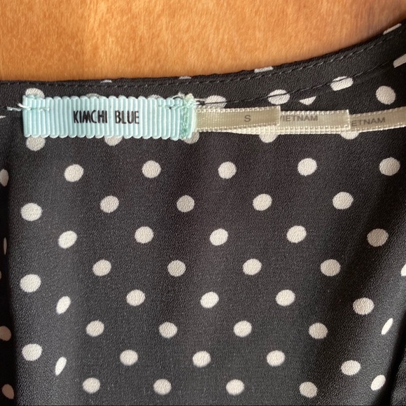 Polka-dot Romper with Tie - Picture 4 of 4